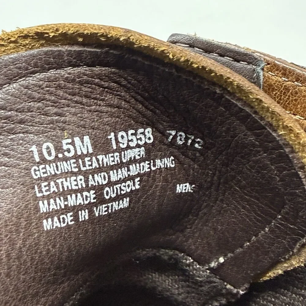 Timberland Earthkeepers City Chukka Boots Mens 10.5 M Brown Leather Side Zip